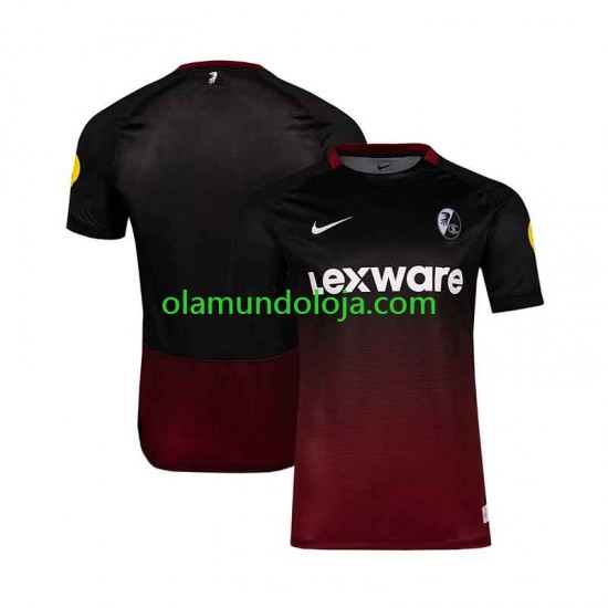 Camisola SC Freiburg Homem Equipamento Terceiro 2026-2027 Manga Curta